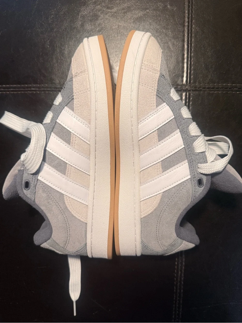 adidas Campus '00s Beta Athletic Shoe - Gray/White /Crystal White Men’s Size 7
